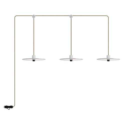 [8,051E+12] E-Snake EIVA Lampada da esterno IP65 portatile a 3 luci con paralumi