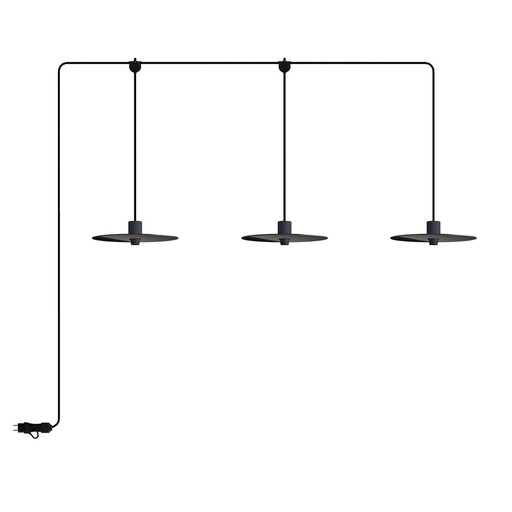 [8,051E+12] E-Snake EIVA Lampada da esterno IP65 portatile a 3 luci con paralumi
