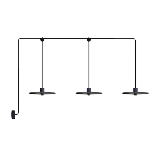 [8,051E+12] E-Snake EIVA Lampada da esterno IP65 a 3 luci con rosone e paralumi