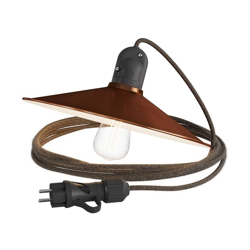 [8,05773E+12] Snake Eiva con paralume Swing, lampada portatile per esterni, 5 m