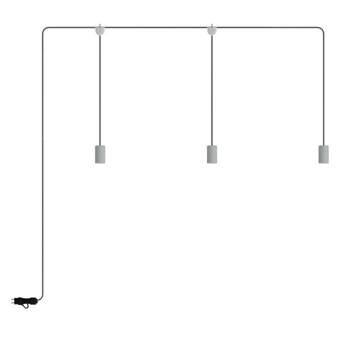 [8,051E+12] E-Snake EIVA Lampada da esterno IP65 portatile a 3 luci