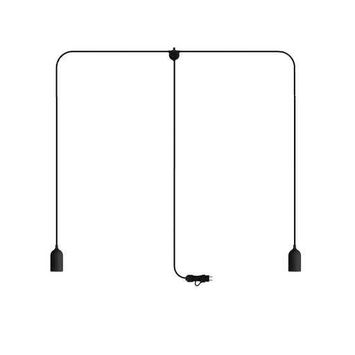 [8,051E+12] T-Snake EIVA IP65 Portable 2-Light Outdoor Lamp