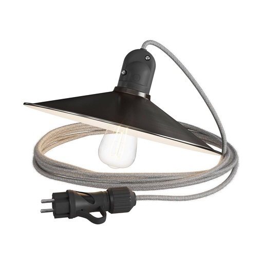 [8,05773E+12] Snake Eiva with Swing Shade, portable outdoor lamp, 5 m