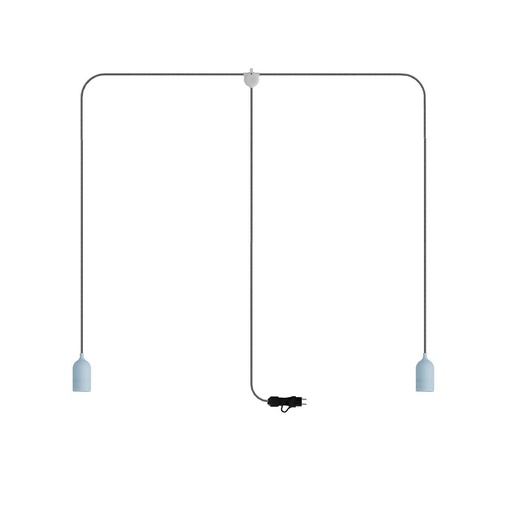 [8,051E+12] T-Snake EIVA IP65 Portable 2-Light Outdoor Lamp