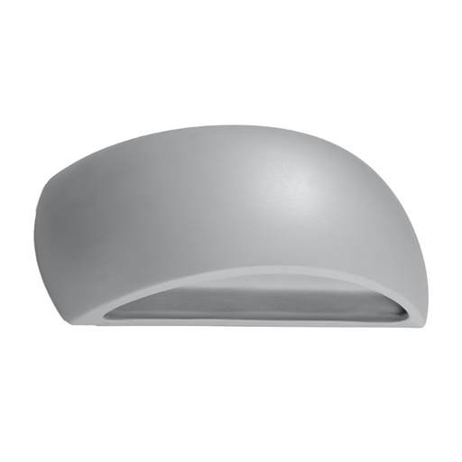 [SL.0875] Lampada da parete in ceramica PONTIUS grigio