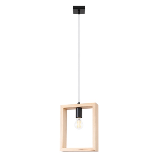 [SL.1310] Lampada a sospensione ARIES in legno naturale