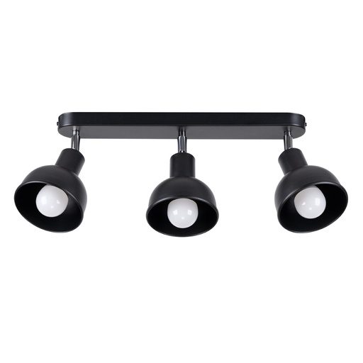 [SL.1318] Lampada da soffitto ELBA 3 nera