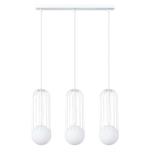 [SL.1333] Lampada a sospensione BRINA 3L bianca