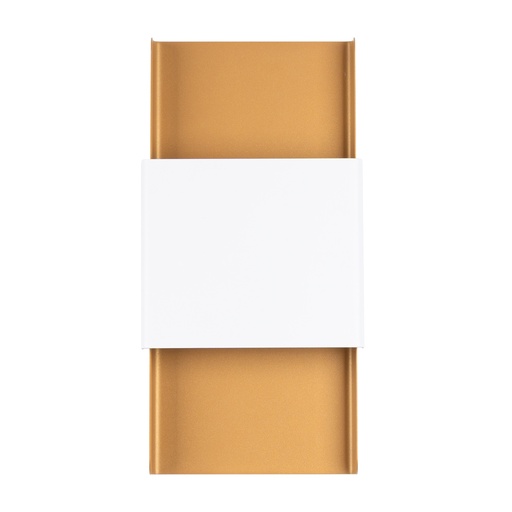 [SL.1353] Lampada da parete DURLIN oro/bianco