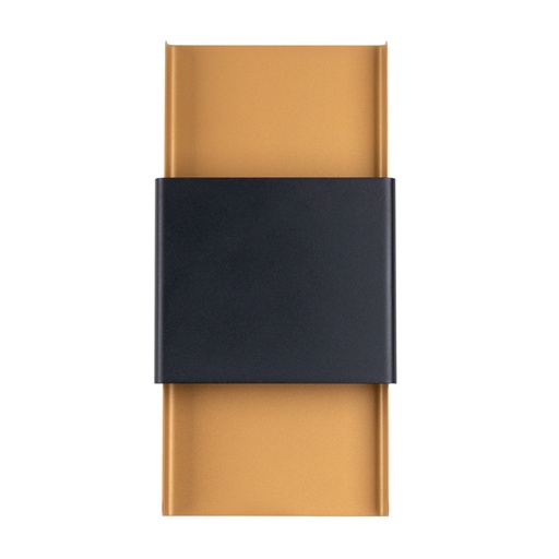 [SL.1354] Lampada da parete DURLIN oro/nero