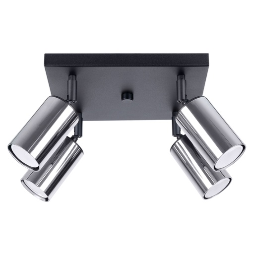 [SL.1370] Ceiling lamp WINX 4 black/chrome