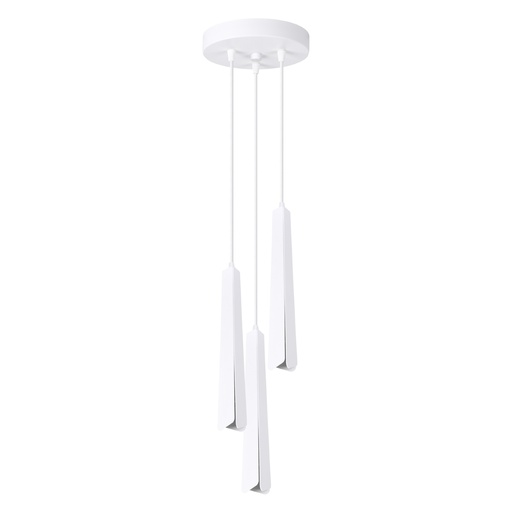 [SL.1398] Lampada a sospensione PRYSM 3P bianca