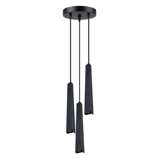 [SL.1401] Lampada a sospensione PRYSM 3P nera