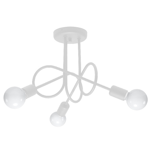 [SL.1431] Lampadario LOOP 3 bianco