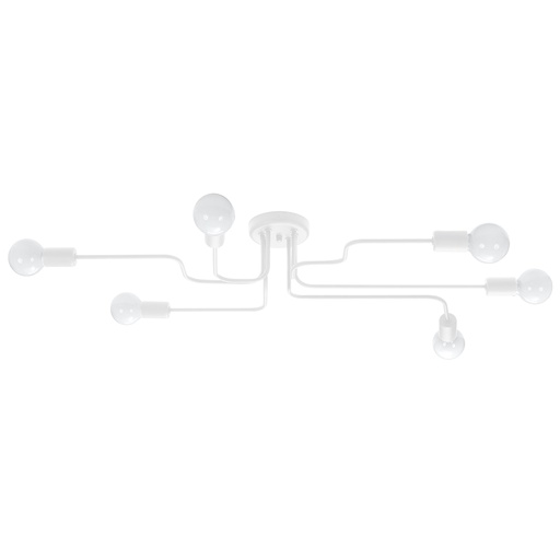 [SL.1443] Lampadario VECTOR 6 bianco
