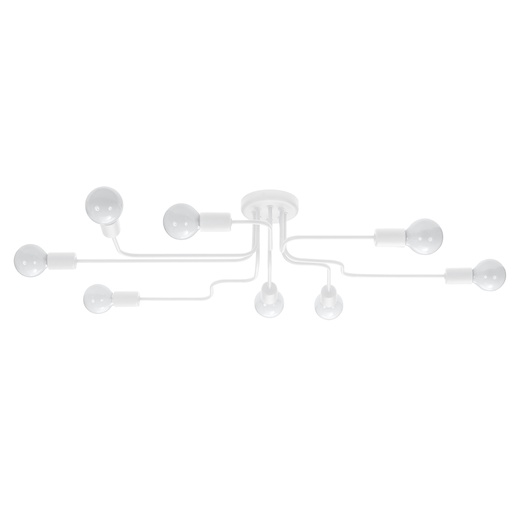 [SL.1444] Lampadario VECTOR 8 bianco