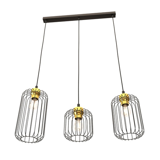 [1364/3] Lampada a sospensione Vander 3 Bl Gold