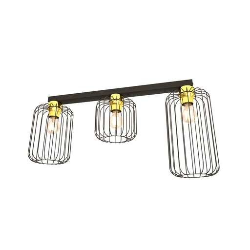 Lampada da soffitto Barn 3 Bl Gold