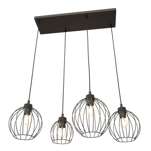 [1369/4] Lampada a sospensione Nando 4 Bl