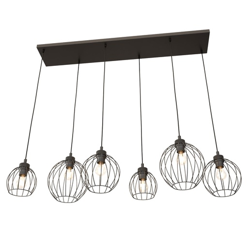 [1369/6] Lampada a sospensione Nando 6 Bl