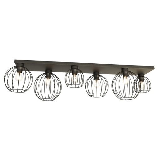 [1371/6] Lampada da soffitto Nest 6 Bl