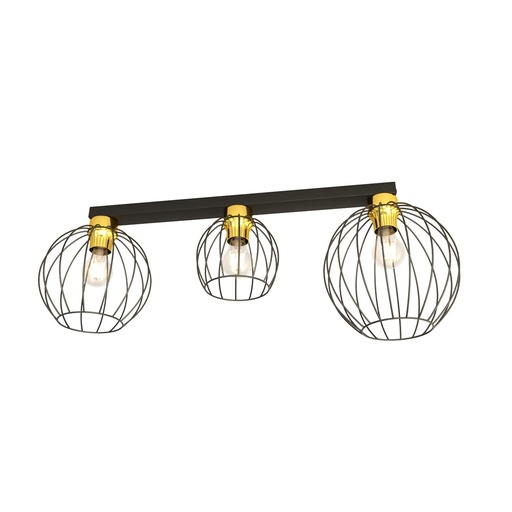 [1370/3] Lampada da soffitto Nest 3 Bl Gold