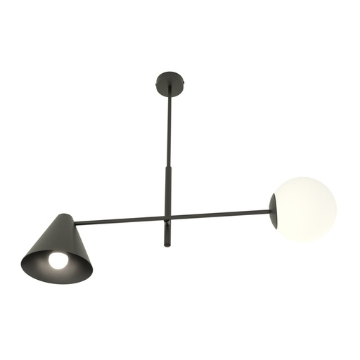 [1347/2] Lampadario Hermes 2 Black