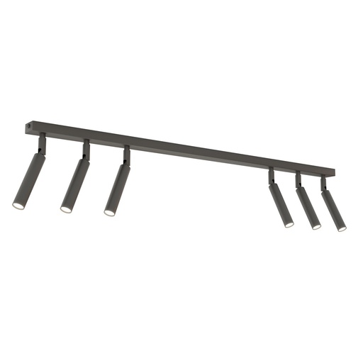 [1351/6] Lampada da soffitto Ivi 6 Black