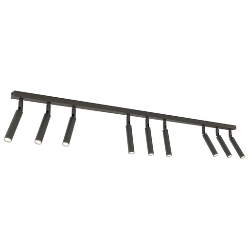 [1351/9] Lampada da soffitto Ivi 9 Black