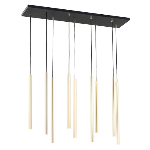 [1332/9] Lampada a sospensione Selter 9 Gold