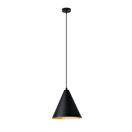 [1271/1] Lampada a sospensione Rebel 1 Black/Gold