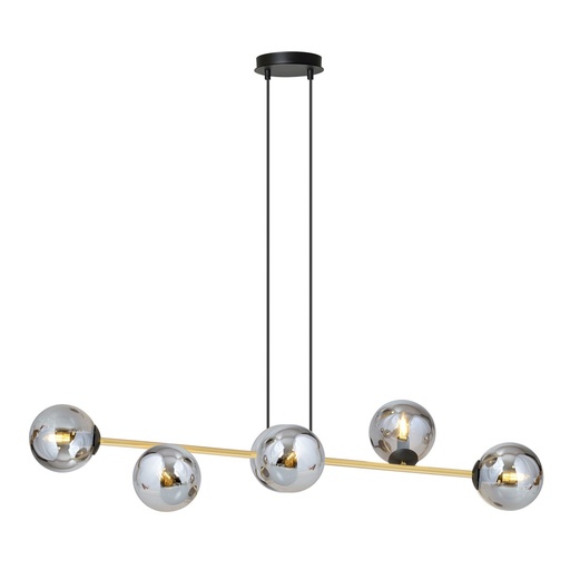 [1237/6] Lampada a sospensione Gravity 6 Bl Grafit