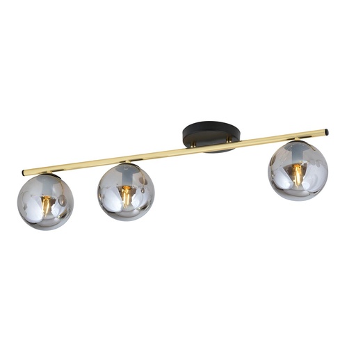 [1250/3] Lampada da soffitto Monza 3 Bl Grafit
