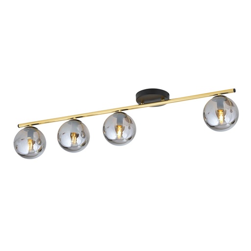 [1250/4] Lampada da soffitto Monza 4 Bl Grafit