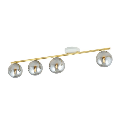 [1251/4] Lampada da soffitto Monza 4 Wh Grafit
