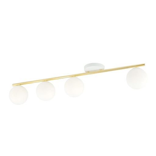 [1253/4] Lampada da soffitto Monza 4 Wh Opal