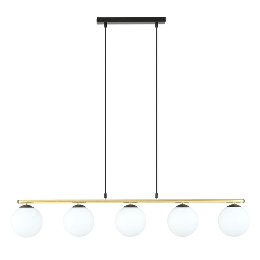 [1254/5] Lampada a sospensione Allora 5 Bl Opal