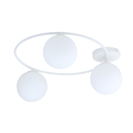 [1258/3] Ceiling lamp Sopra 3 Wh Opal