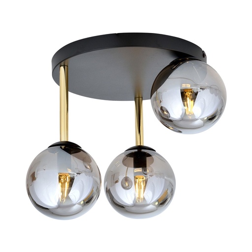 [1259/3] Lampada da soffitto Dolce 3 Bl Grafit