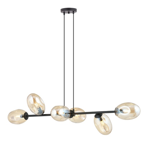 [1264/6] Lampada a sospensione Pandora 6 Bl Miodowy