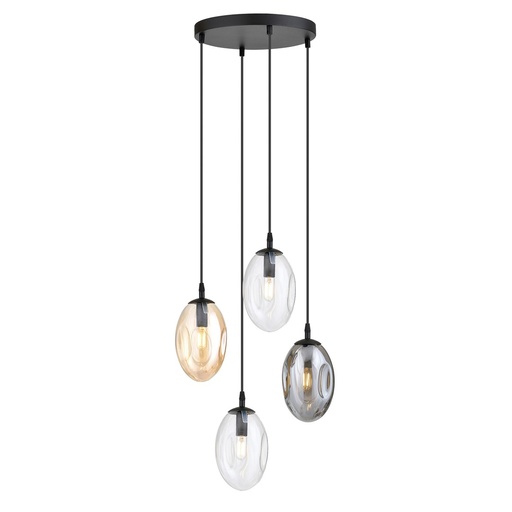 [1268/4PREM] Lampada a sospensione Astral 4 Bl Premium Mix