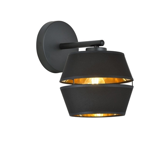 [1183/K1] Lampada da parete  Piano K1 Black/Gold 