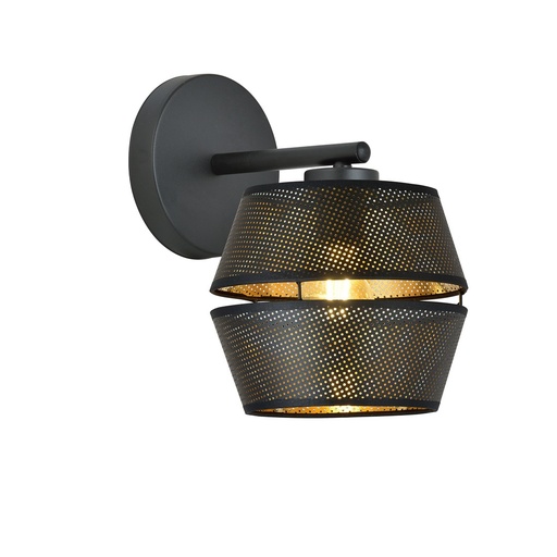 [1185/K1] Lampada da parete  Malia K1 Black/Gold 