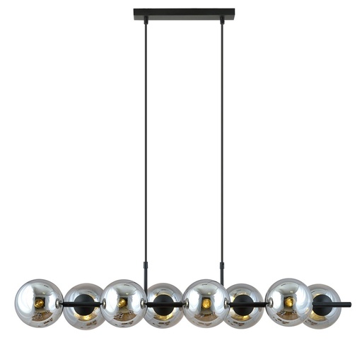 [1207/8] Lampada a sospensione Rory 8 Grafit