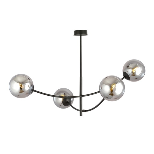 Lampada da soffitto Hunter 4 Black/Grafit