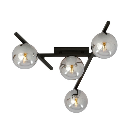 [1104/4] Lampada da soffitto Smart 4 Black/Grafit