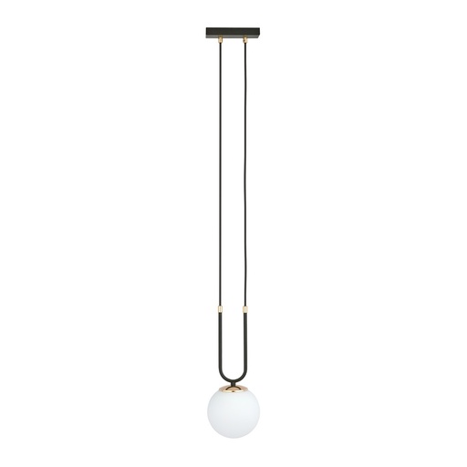 Lampada a sospensione Glam 1 Black/Opal