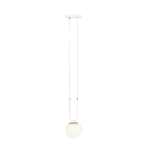 Lampada a sospensione Glam 1 White/Opal