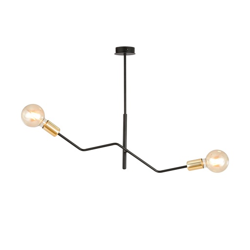 Lampada da soffitto Bolt 2 Black Gold