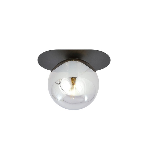 [1119/1] Lampada da soffitto Plaza 1 Black/Grafit